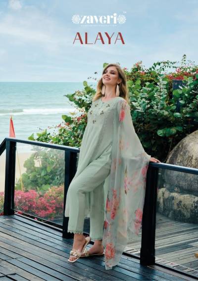 Alaya By Zaveri Designer Partywear Readymade Salwar Kameez Collection